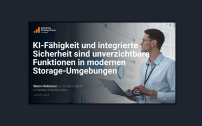 AI Enablement and Built-in Security Are Must-have Features on Modern Storage Environments-DE